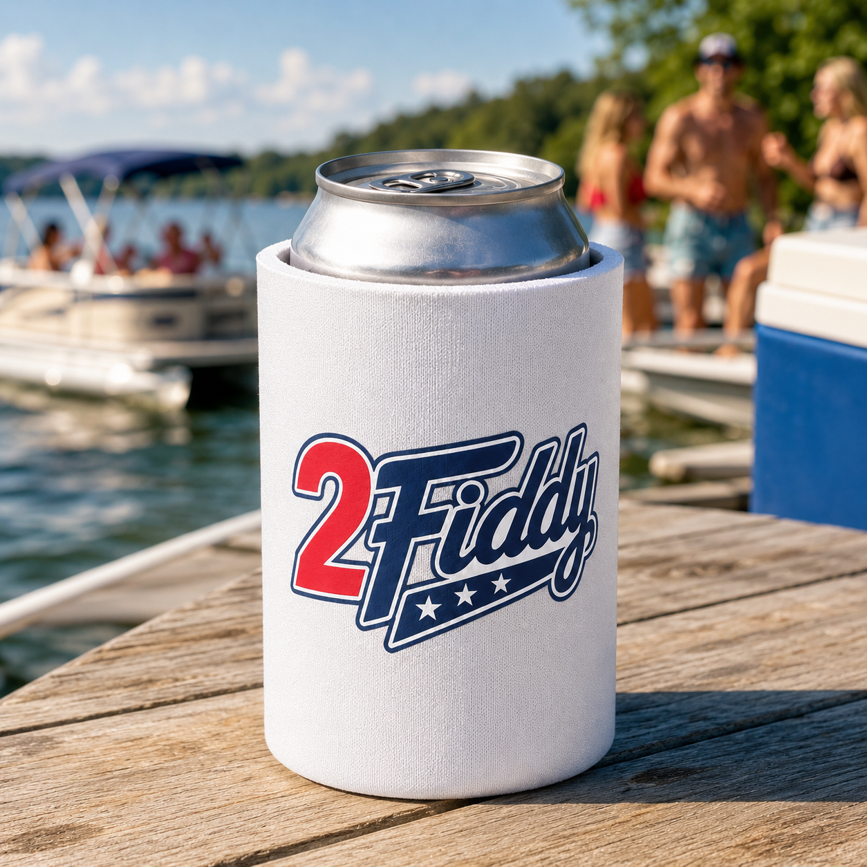 2 Fiddy Koozie - America 250 Can Cooler