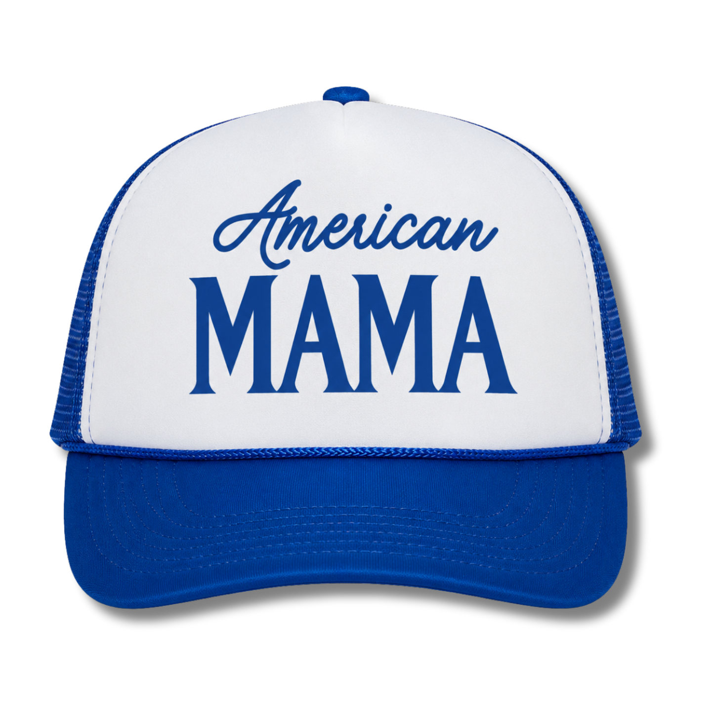 American Mama Trucker Hat - America 250 Patriotic Snapback