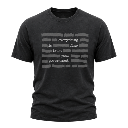 Everything Is Fine Trust Your Government Tee