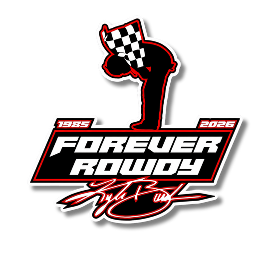 Forever Rowdy Victory Decal – Kyle Busch Memorial
