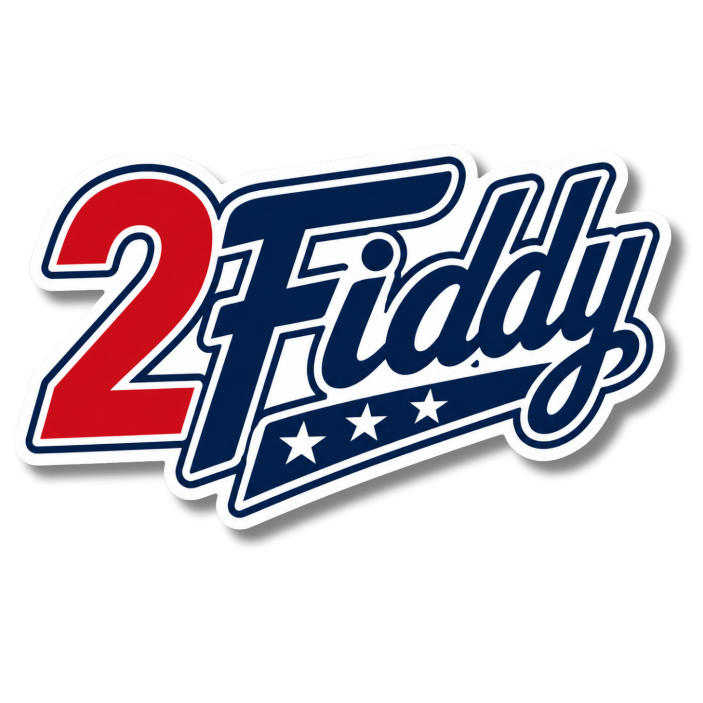 2 Fiddy Decal - America 250 | 4" Patriotic Vinyl Decal