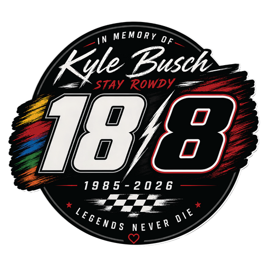 Kyle Busch Memorial Decal - In His Honor