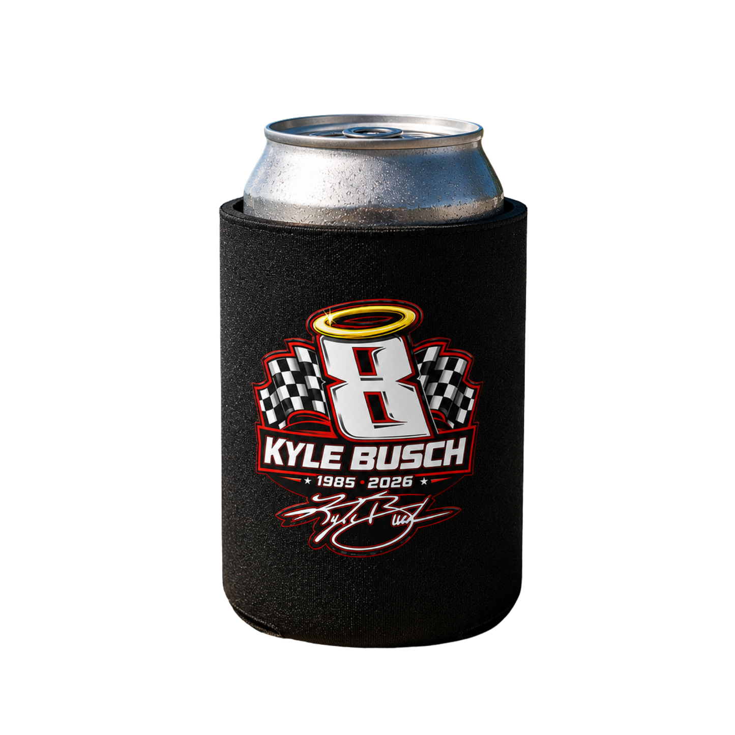 Kyle Busch #8 Memorial Koozie